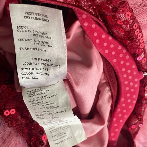 Revolution Pink Sequin/Tulle Dance Outfit - Picture 6 of 7